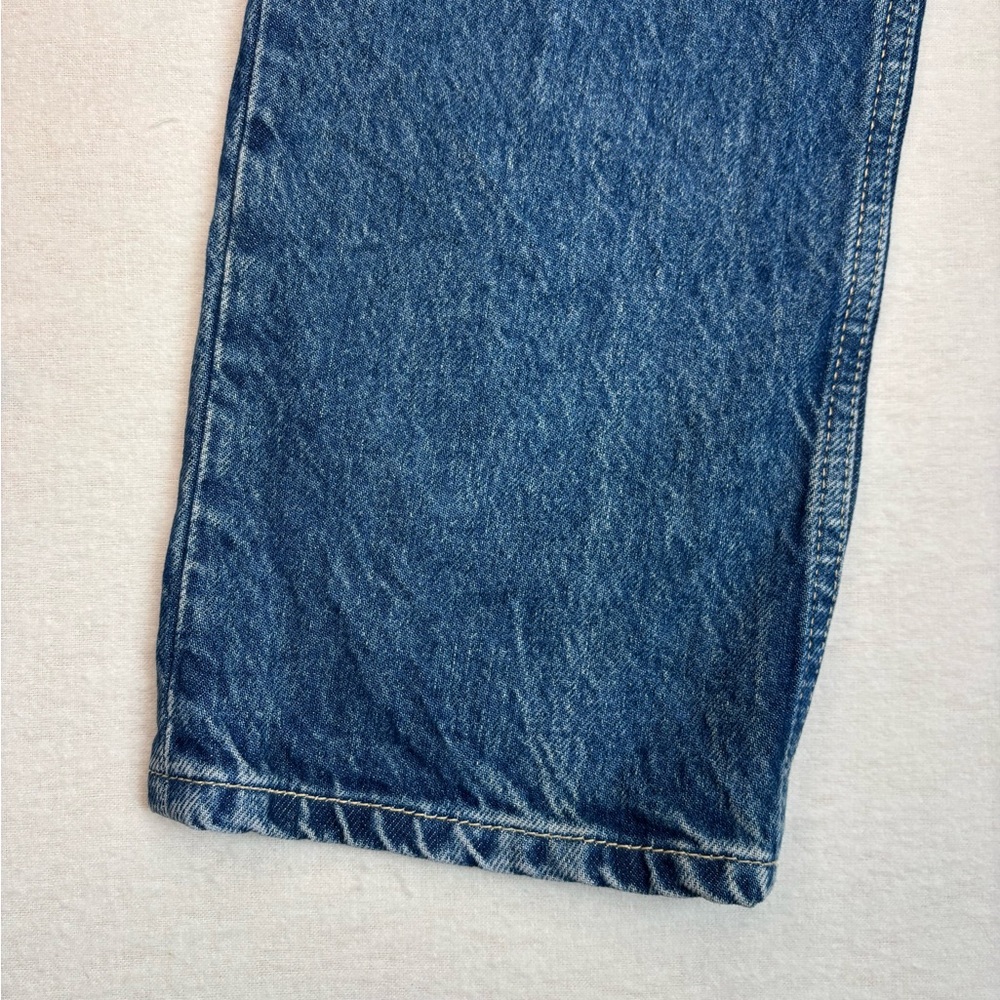 Reformation Cynthia High Rise Straight Jeans Womens Sz 26 Button Fly Blue Denim - Picture 8 of 15